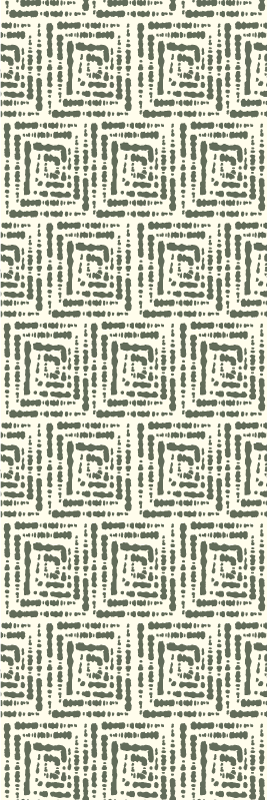 Nordic rug in green japandi irregular pattern - TenStickers