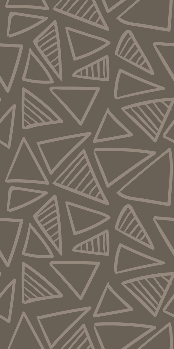 Nordic rug scandinavian brown triangle stripes - TenStickers