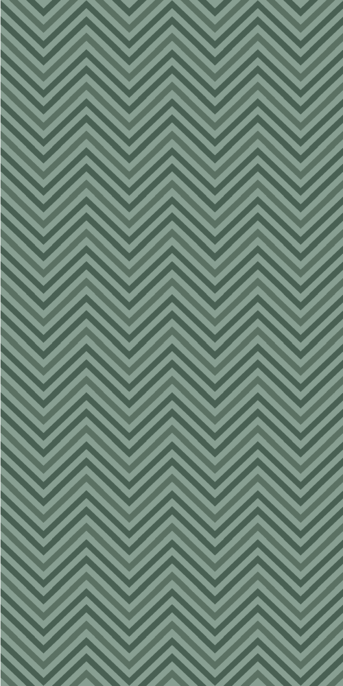 Nordic rug in scandinavian green herringbone design - TenStickers