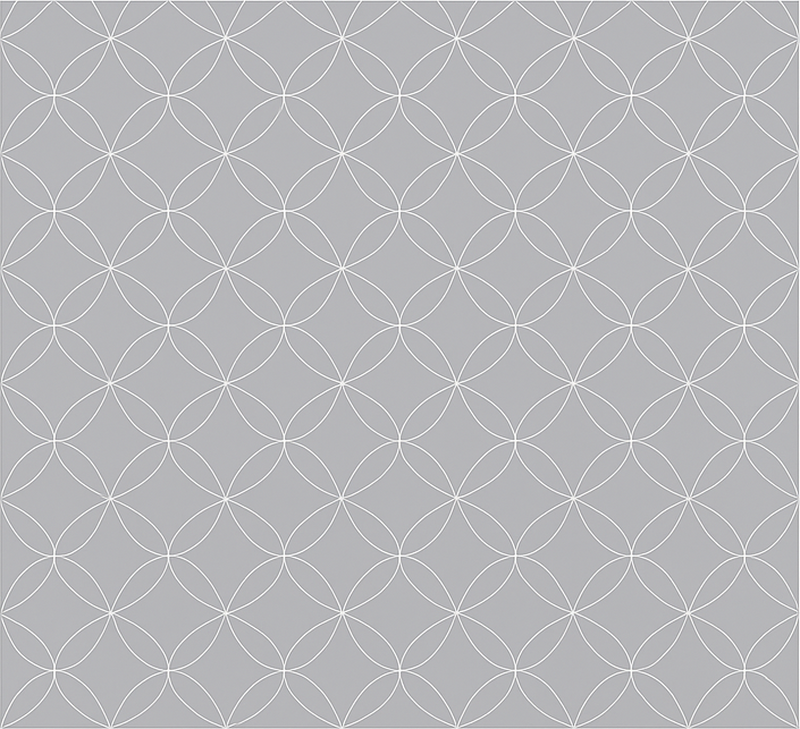 Nordic rug in grey geometric abstract florals - TenStickers