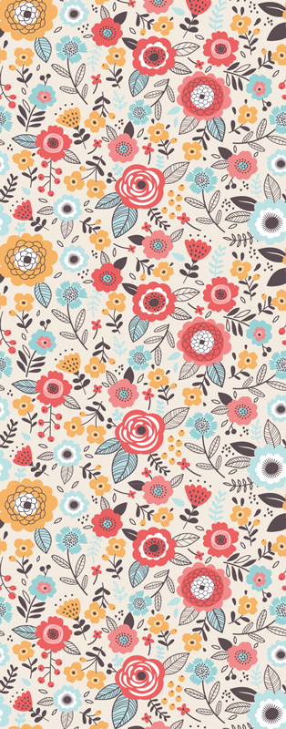 Nature rug flowerprint ditsy design - TenStickers
