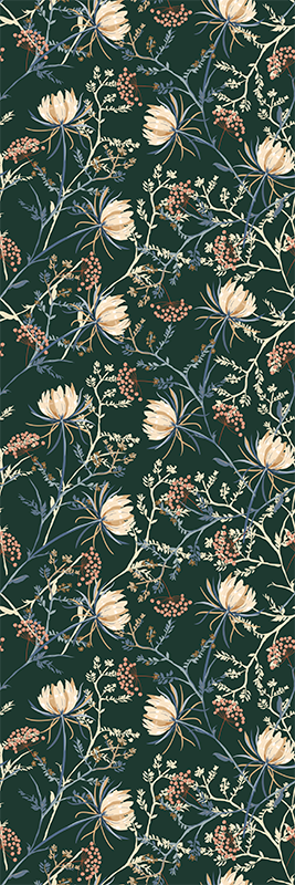 Nature rug in 'restore emerald' style - TenStickers
