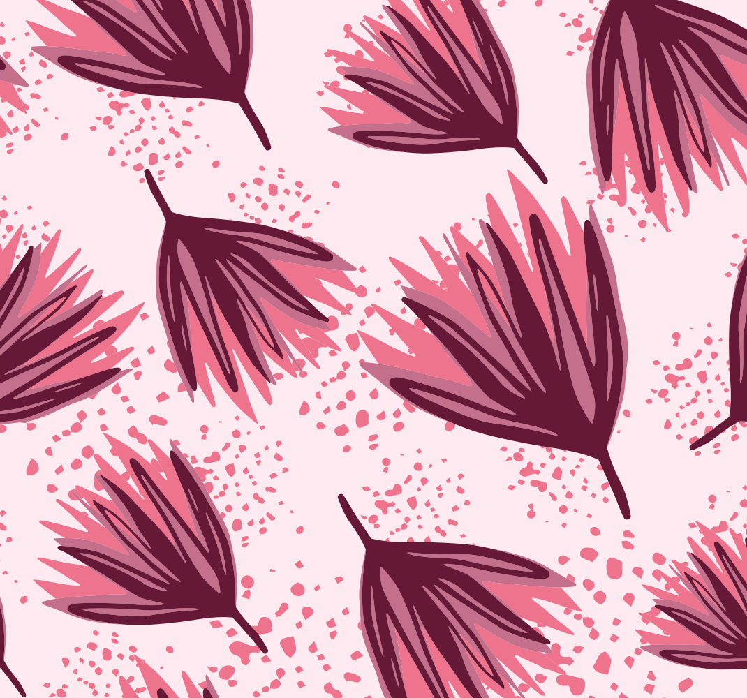 Nature rug with abstract lotus design - TenStickers
