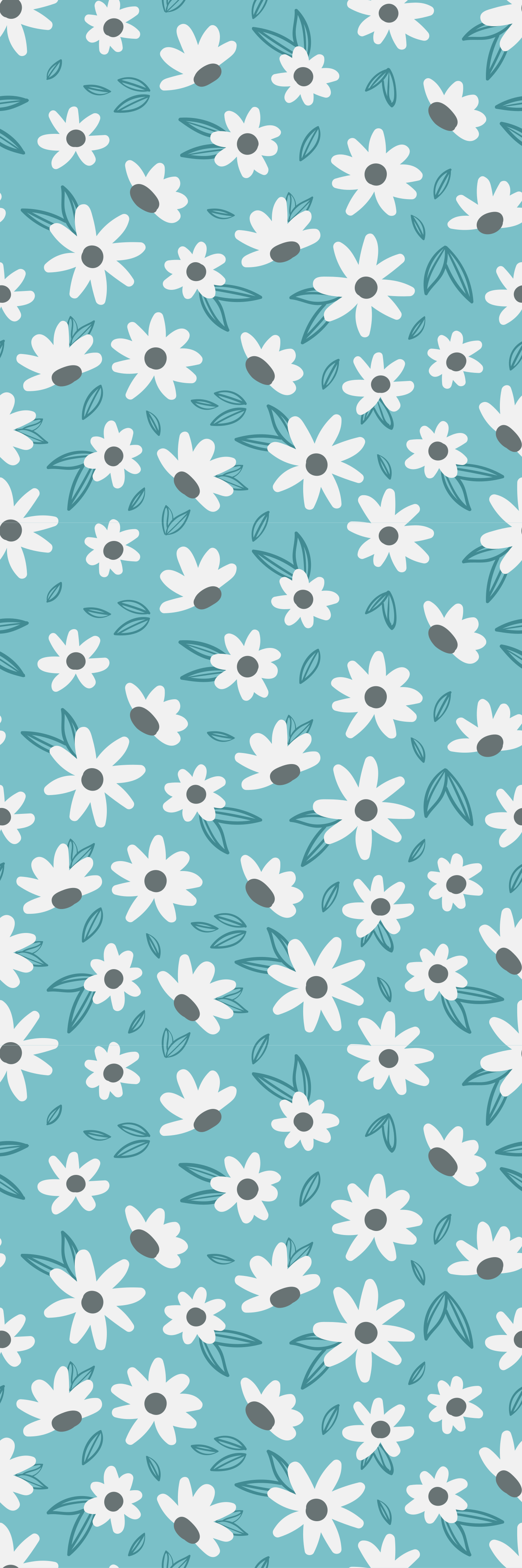 Nature rug with vintage floral design - TenStickers