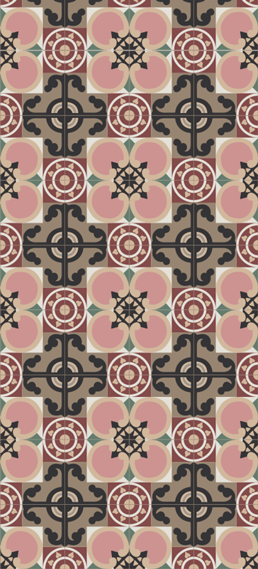 Vintage rug inspired by toledo tiles - TenStickers