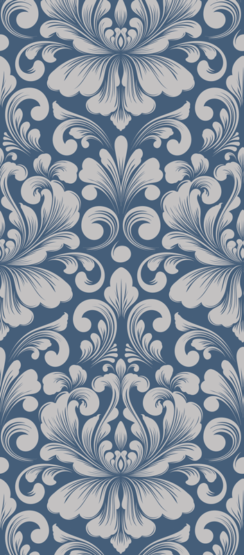 Vintage rug classic damask pattern - TenStickers