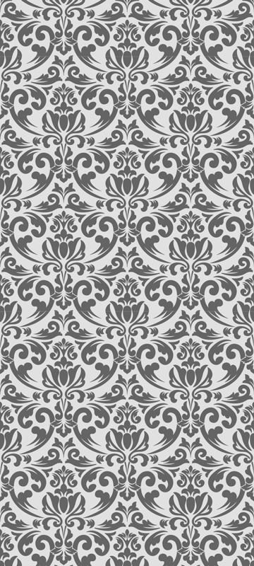 Vintage rug abstract damask pattern - TenStickers
