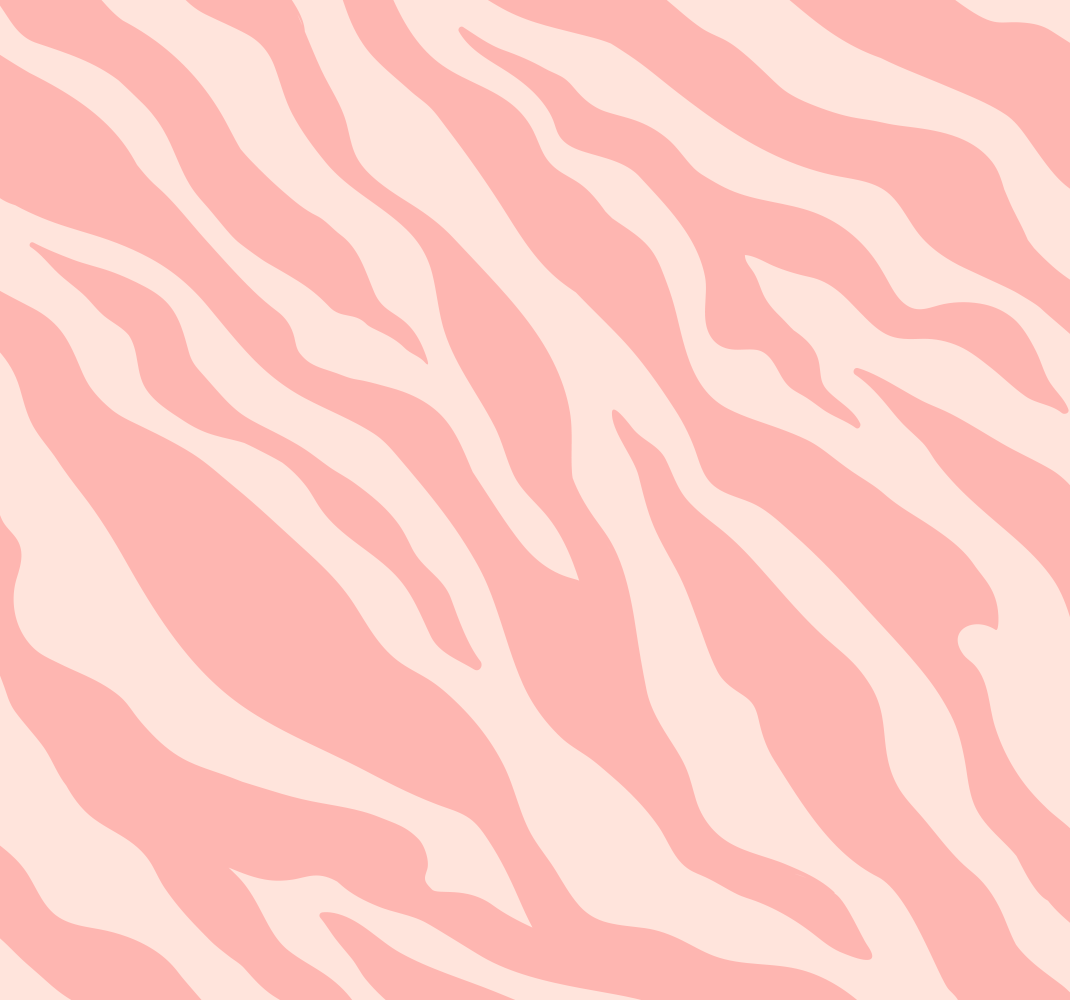 Pink zebra print animal mat - TenStickers
