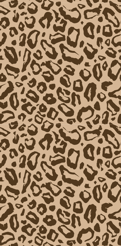Animal mat with big and small leopard spots - TenStickers