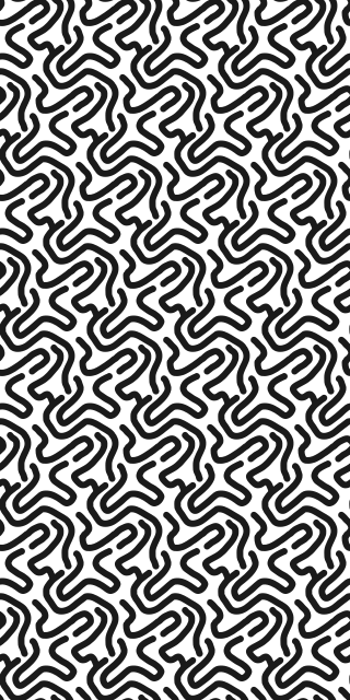 Texture rug with labyrinth design - TenStickers