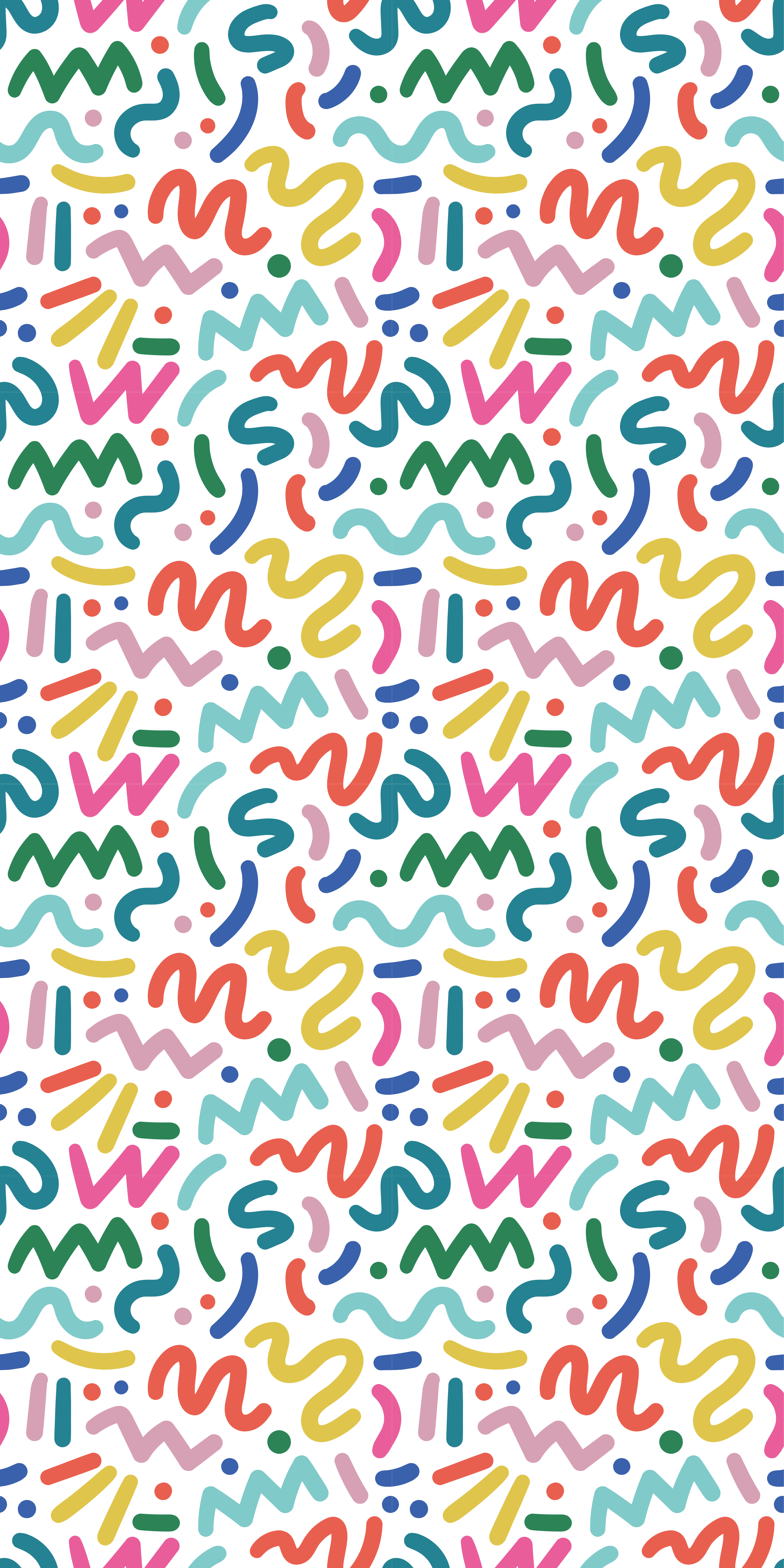 Texture rug with abstract colorful shapes - TenStickers