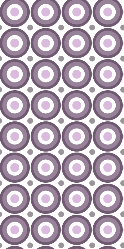 Texture rug in lilac 70s style - TenStickers