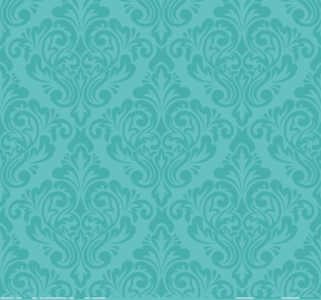 Vintage rug with damask pattern - TenStickers