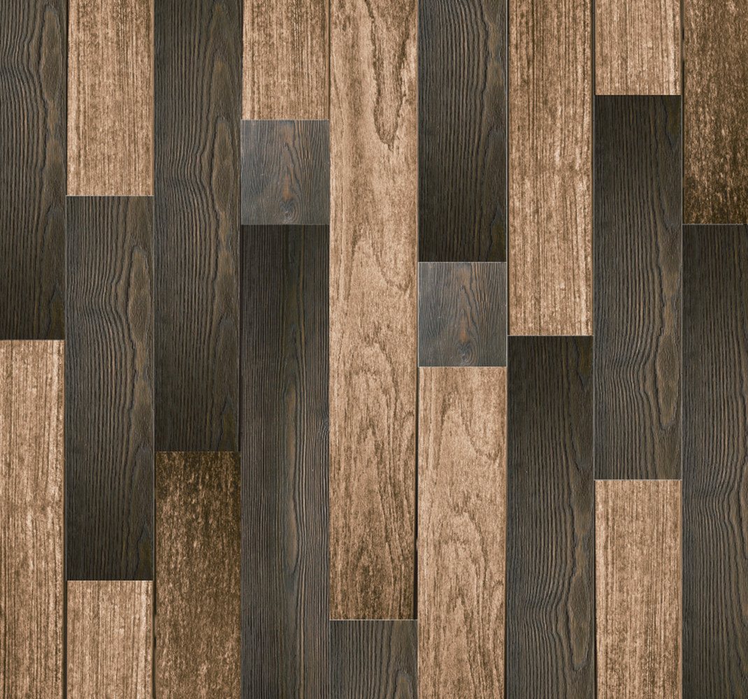 Texture rug with elegant wood designs - TenStickers