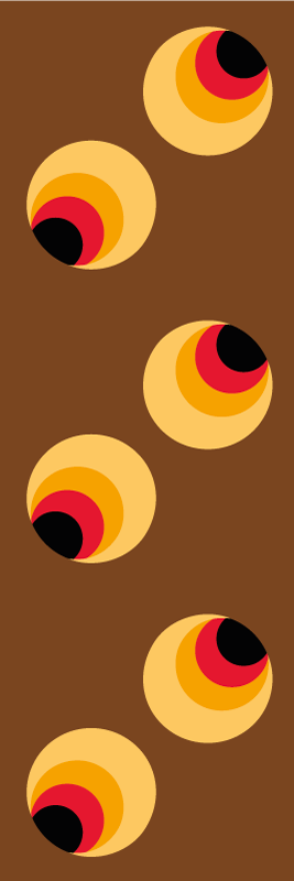 Vintage rug with eye-catching design - TenStickers