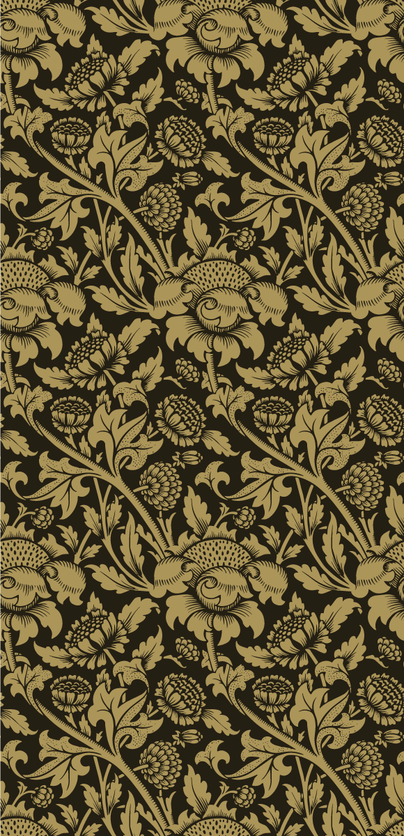 Vintage rug with classic french floral design - TenStickers