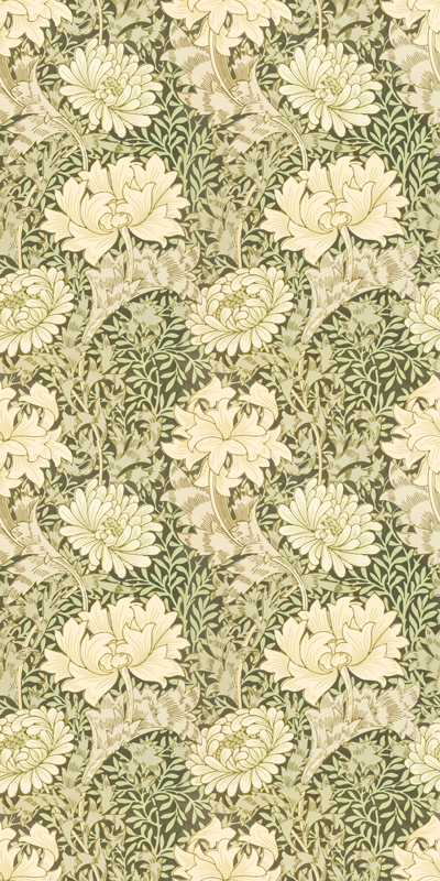 Vintage rug modern style chrysanthemum design - TenStickers