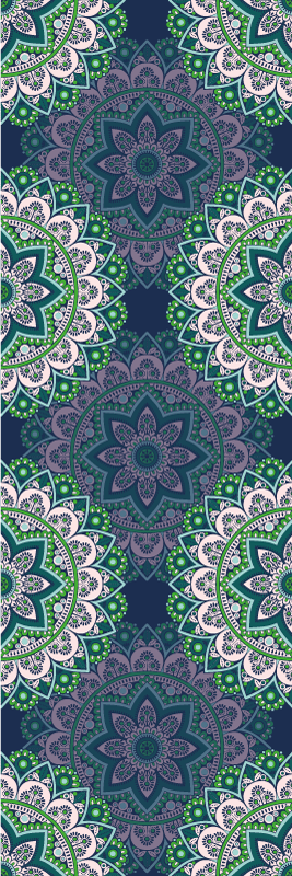 Vintage rug stained glass mandala design - TenStickers
