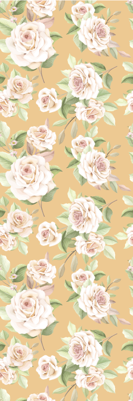 Vintage rug french provincial roses pattern - TenStickers