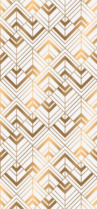Vintage rug with diamond pattern art decor - TenStickers