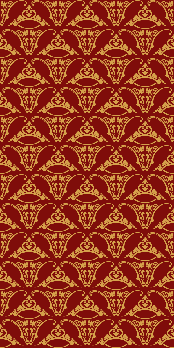 Vintage rug in pugin style - TenStickers