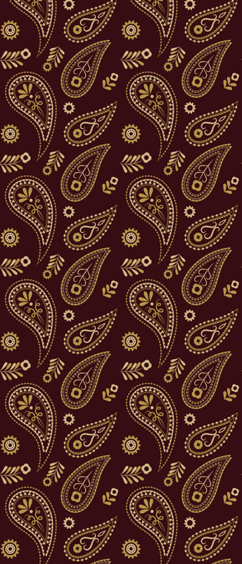 Vintage rug with timeless indian design - TenStickers