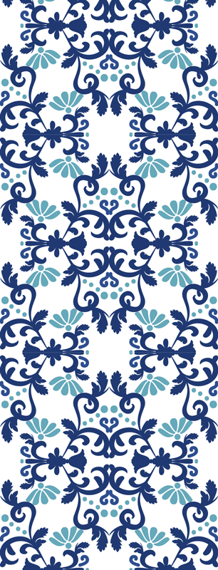 Vintage rug classic vintage damask design - TenStickers