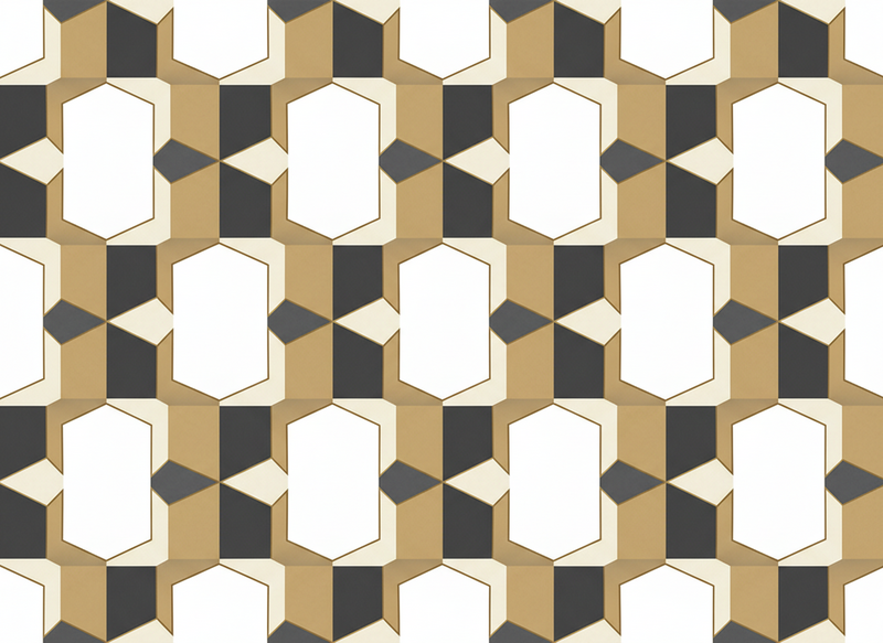 Vintage rug in checkered pattern - TenStickers