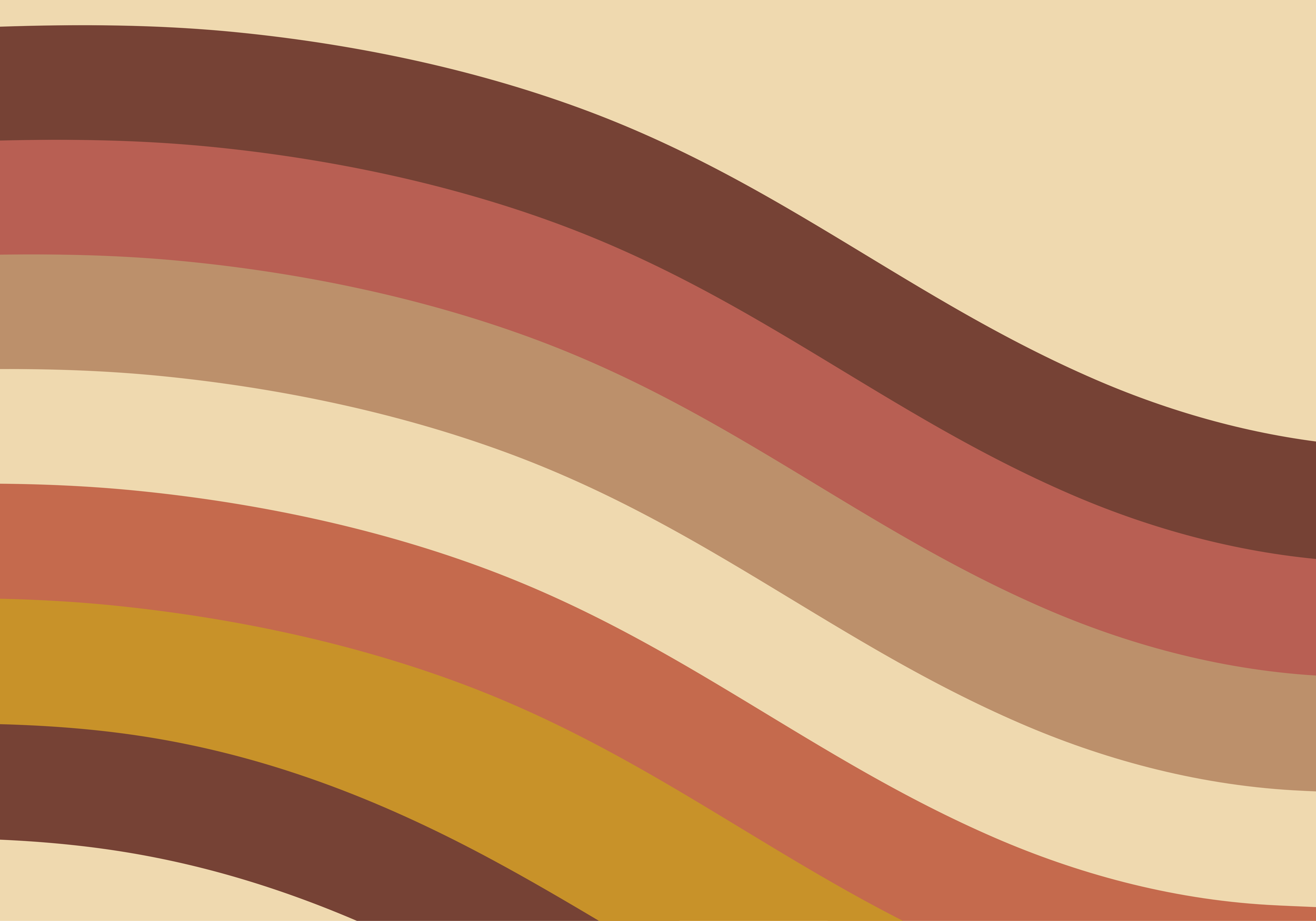 Vintage rug with 70s stripes design - TenStickers