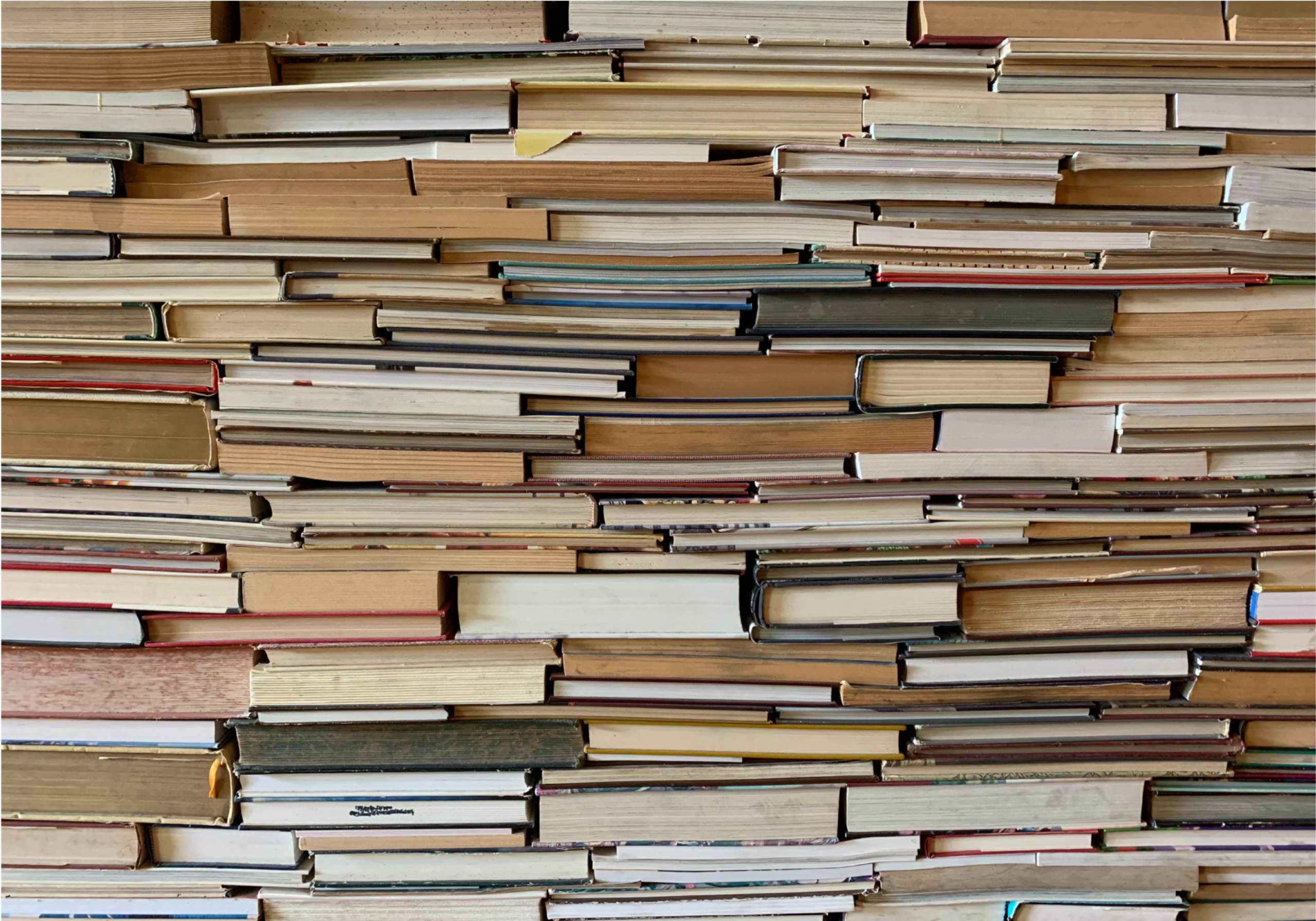 Vintage rug with stacked books design - TenStickers