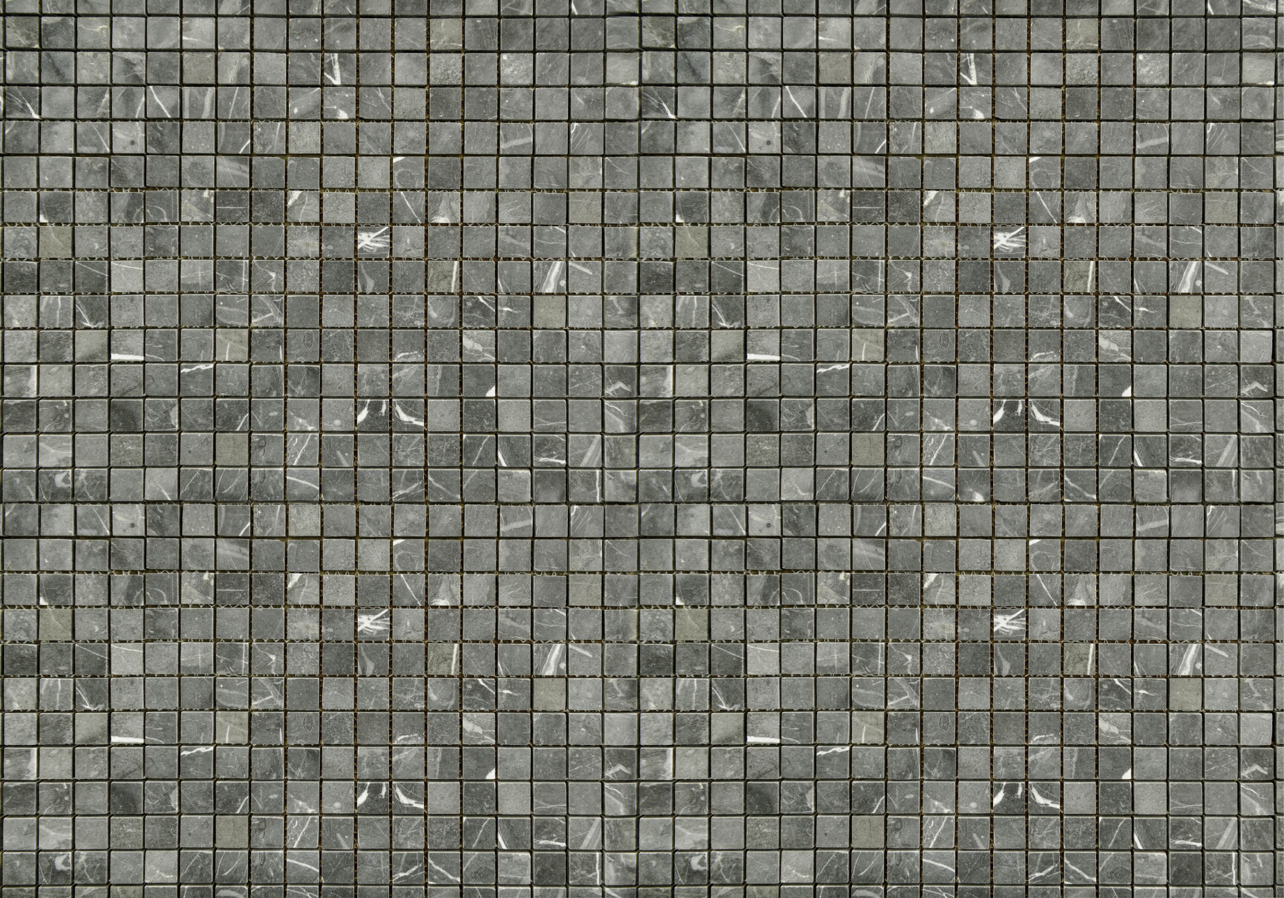 Texture rug in black tiles - TenStickers