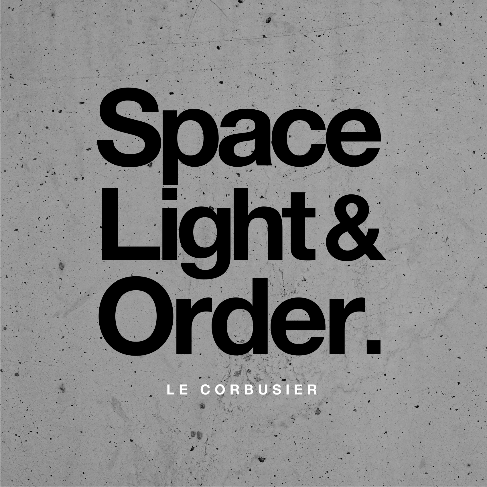 Quote rug for le corbusier's vision - TenStickers