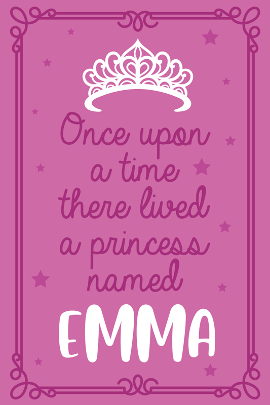 Princess custom quote rug - TenStickers