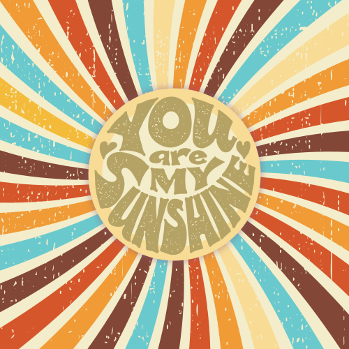 You are my sunshine quote rug - TenStickers