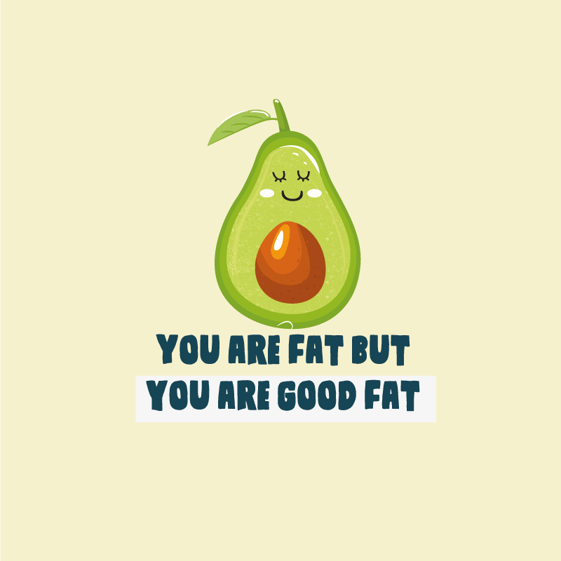 Quote rug featuring a funny avocado quote - TenStickers