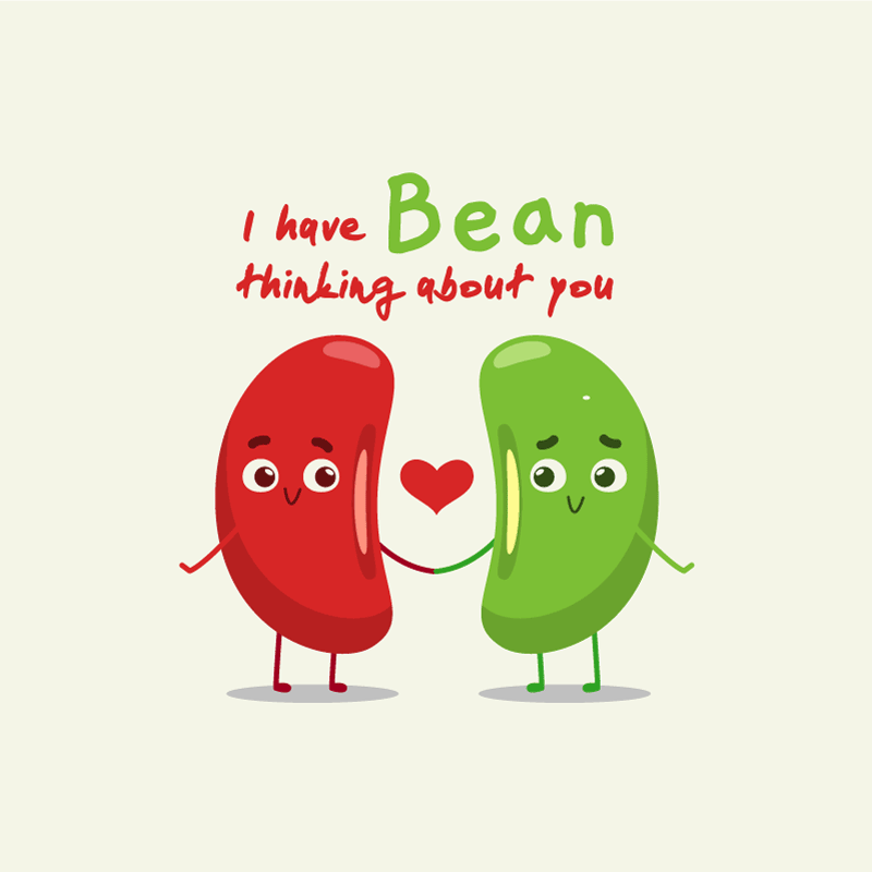 Quote rug with humorous beans saying - TenStickers