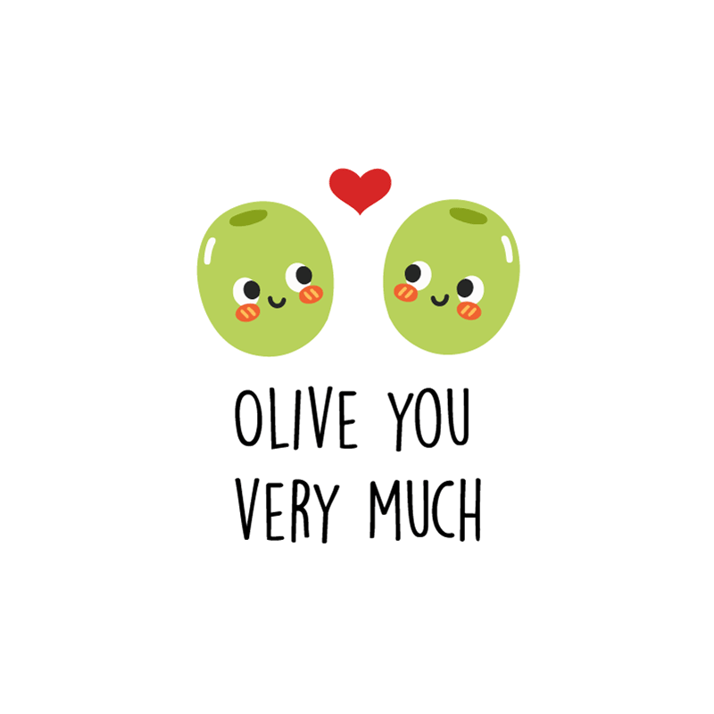 Quote rug with a humorous olive saying - TenStickers