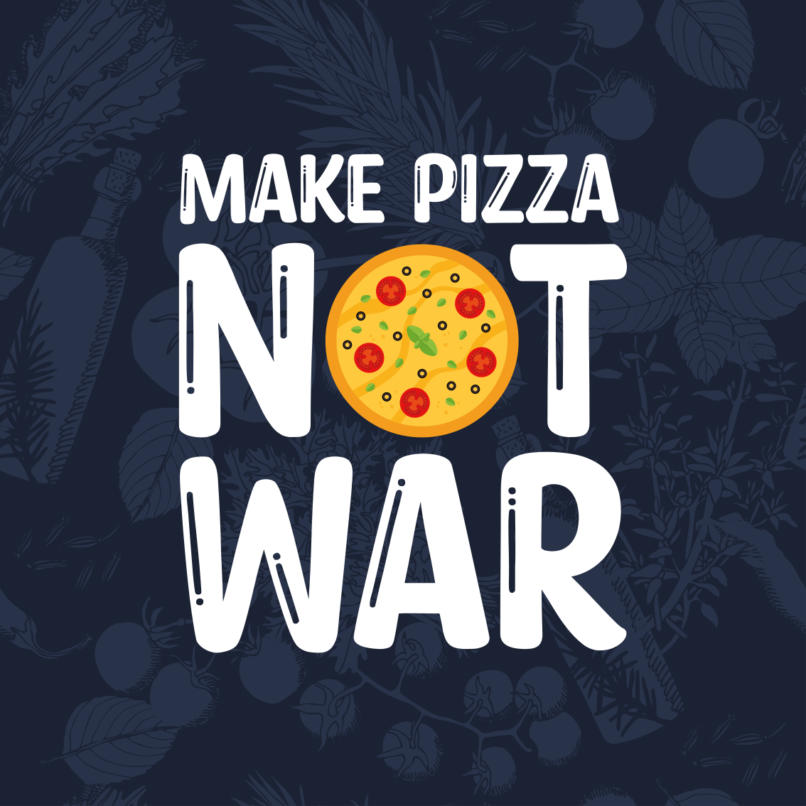 Quote rug fun quotes make pizza - TenStickers