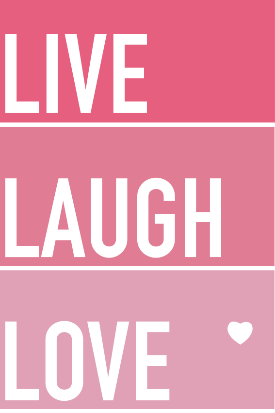 Simple quote pink quote rug - TenStickers