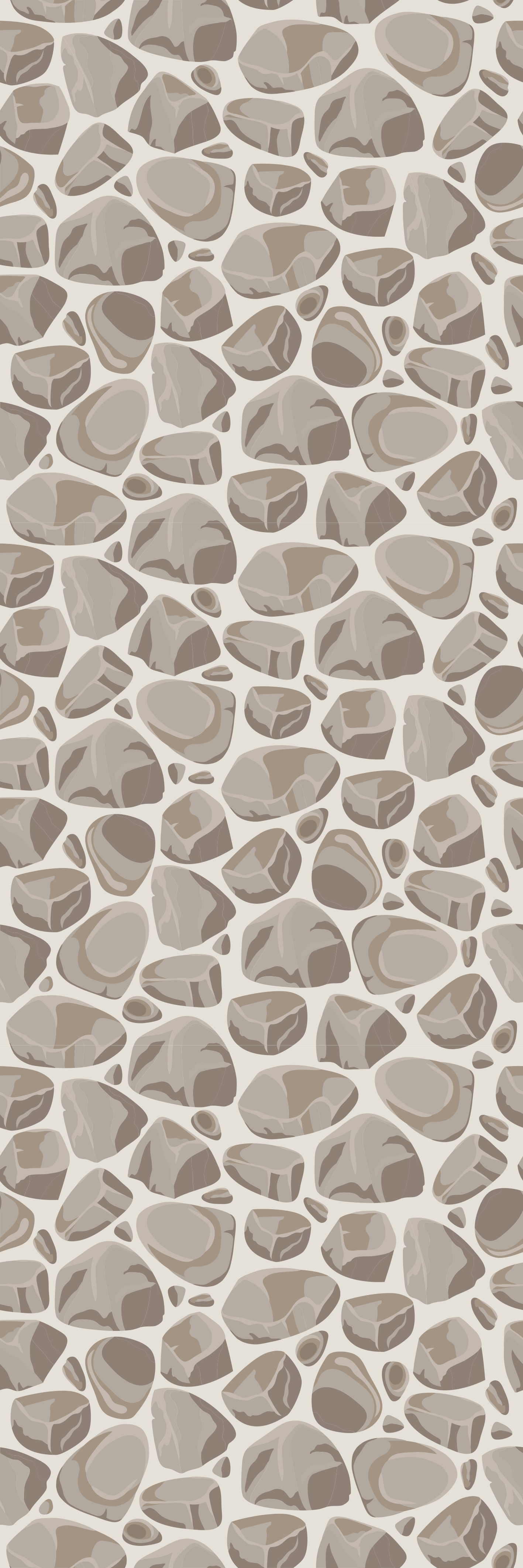 Texture rug with rustic stone effect in japandi style - TenStickers
