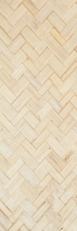 Texture rug in white herringbone wood style - TenStickers