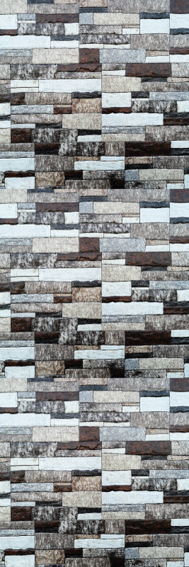 Texture rug in elegant gray stone design - TenStickers