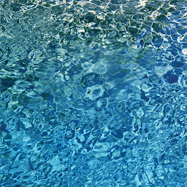 Texture rug in blue realistic water design - TenStickers