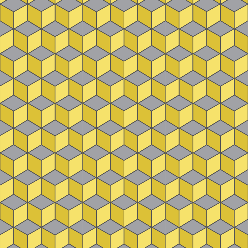 Geometric rug in pantone squares - TenStickers