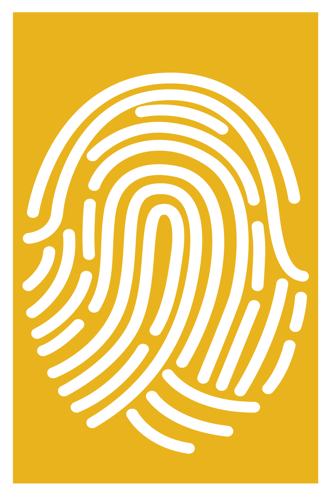 Geometric rug fingerprint abstract art - TenStickers
