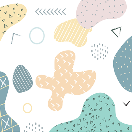 Geometric rug with a grunge geometric pattern - TenStickers