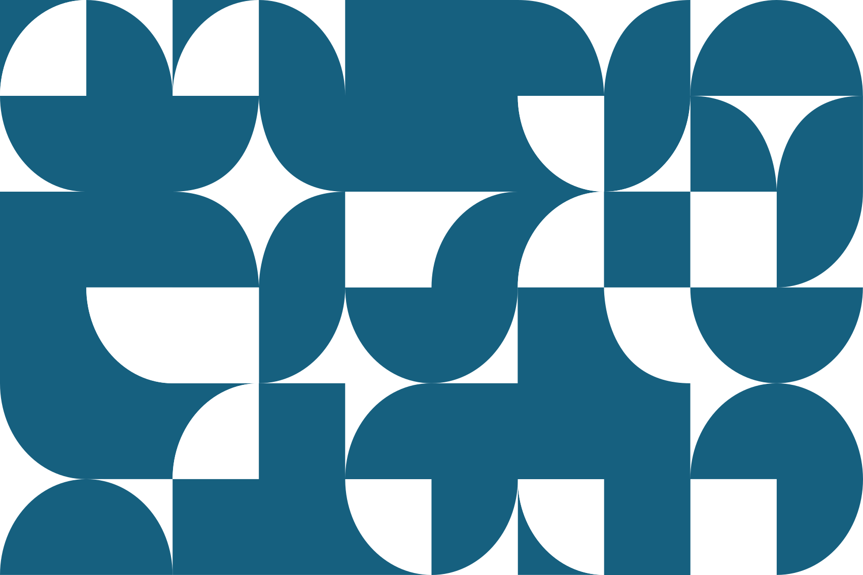 Geometric rug in blue circle pattern - TenStickers