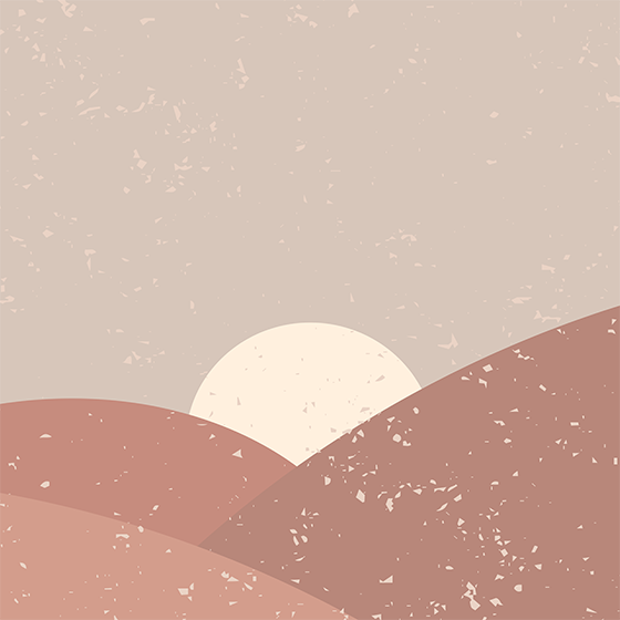 Geometric rug wall art dawn - TenStickers