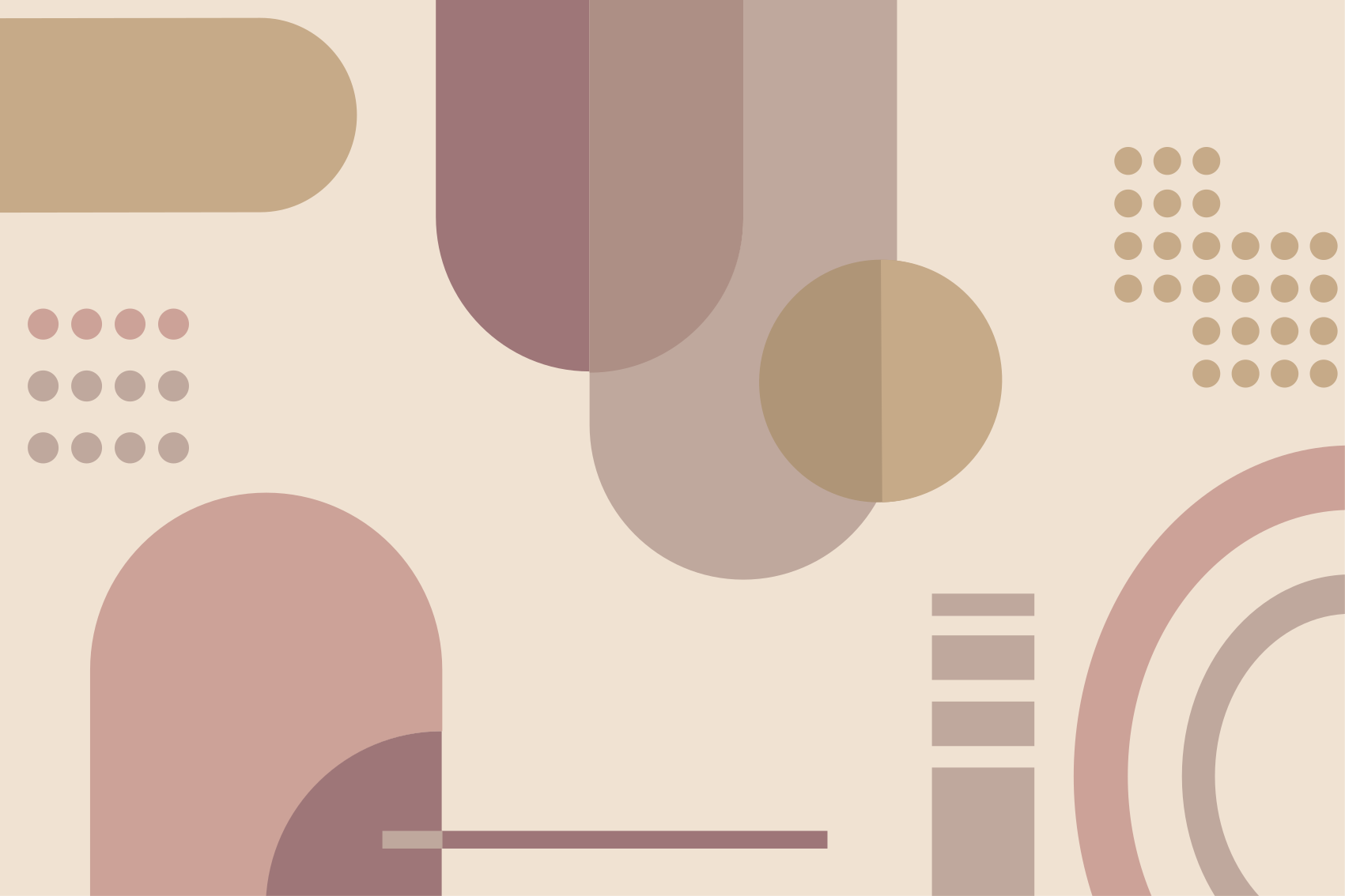Geometric rug in gray and brown pattern - TenStickers