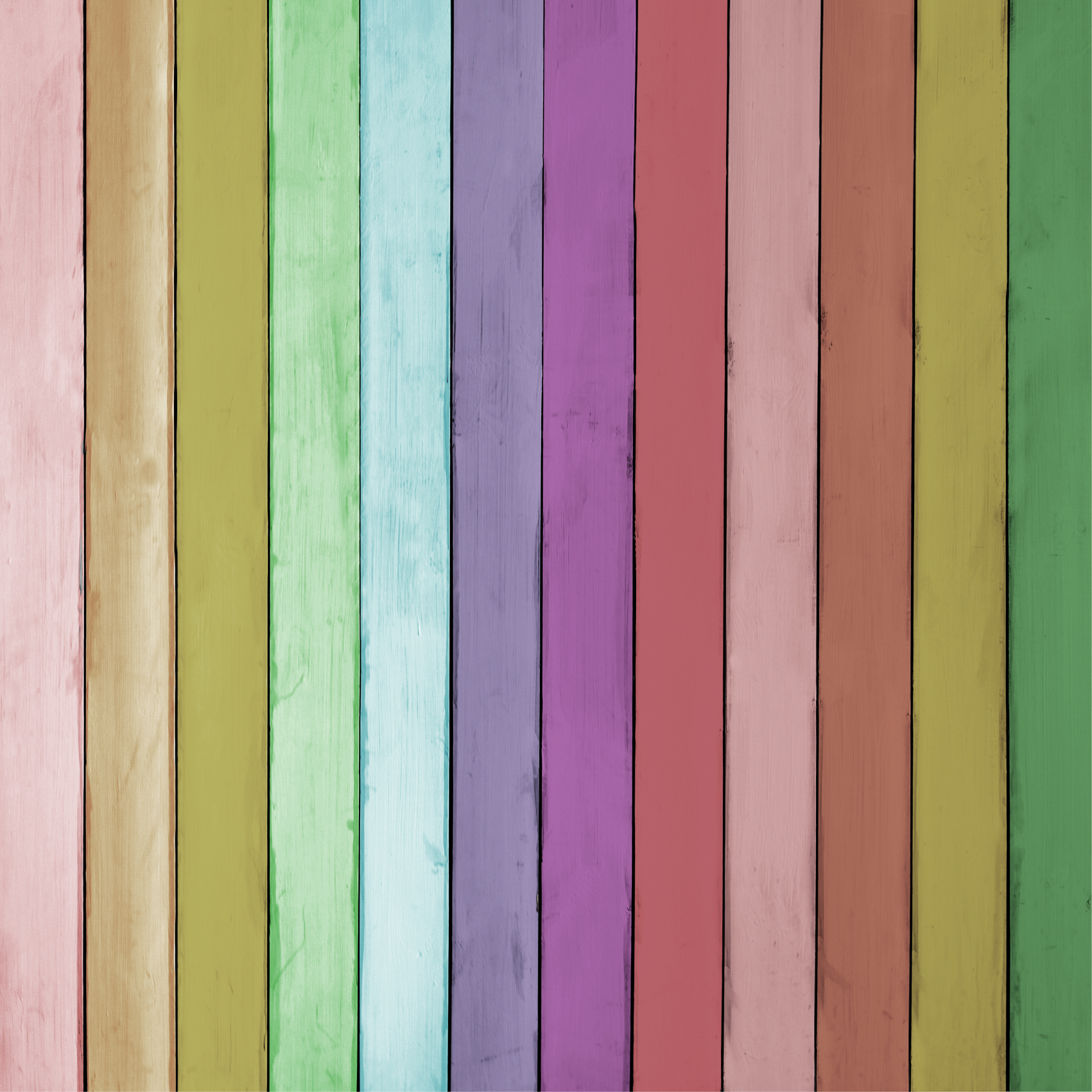 Entrance hall rug in light-colored wood planks - TenStickers